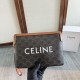 Best Replica Celine Small Clutch with Shoulder Strap Triomphe Canvas Knockoff