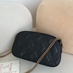 Best Replica Valentino Garavani Quiltie 67 Chain Handbag Black Lambskin Knockoff