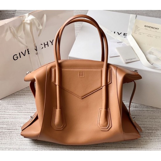Best Replica Givenchy Medium Antigona Bag with Soft Closure Brown Knockoff
