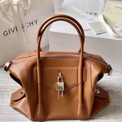 Best Replica Givenchy Medium Antigona Bag with Soft Closure Brown Knockoff