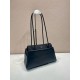 AAAAA Fake Prada Passage Medium Flap Bag Re-Nylon 1BA495 Black Dupe Best Replica Prada Passage Medium Flap Bag Re-Nylon 1BA495 Black Knockoff