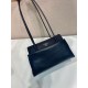 AAAAA Fake Prada Passage Medium Flap Bag Re-Nylon 1BA495 Black Dupe Best Replica Prada Passage Medium Flap Bag Re-Nylon 1BA495 Black Knockoff