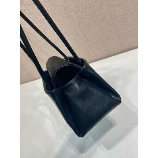 AAAAA Fake Prada Passage Medium Flap Bag Re-Nylon 1BA495 Black Dupe Best Replica Prada Passage Medium Flap Bag Re-Nylon 1BA495 Black Knockoff