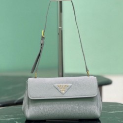 Best Replica Prada Flap Shoulder Bag 1BN022 Black Knockoff
