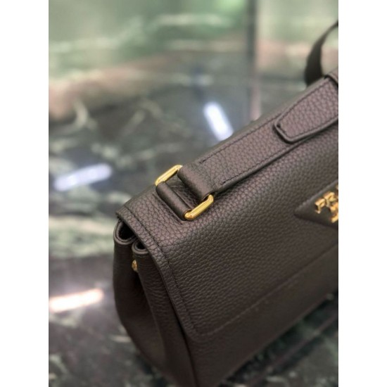 Best Replica Crossbody Bag Prada Flap Bag 1BN022 Black Knockoff