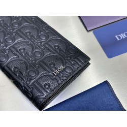 Best Replica Dior Vertical Bifold Wallet Black Knockoff