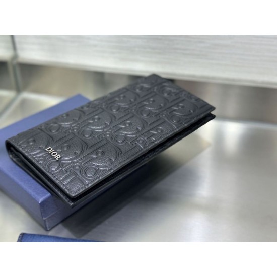 Best Replica Dior Vertical Bifold Wallet Black Knockoff
