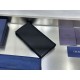 Best Replica Dior Saddle Wallet Oblique Jacquard Black Knockoff