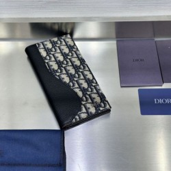 Best Replica Dior Saddle Wallet Oblique Jacquard Black Knockoff