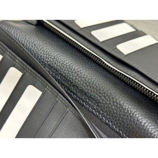 Best Replica Dior Saddle Wallet Oblique Jacquard Black 01 Knockoff
