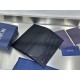Best Replica Dior Saddle Wallet Oblique Jacquard Black 01 Knockoff