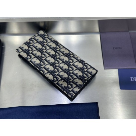 Best Replica Dior Saddle Wallet Oblique Jacquard Black 02 Knockoff