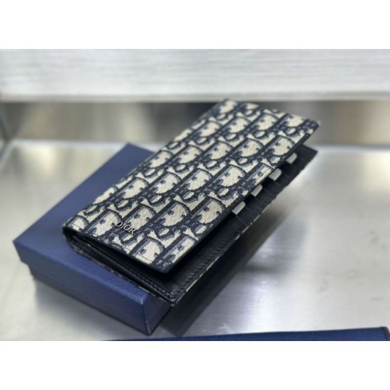 Best Replica Dior Saddle Wallet Oblique Jacquard Black 02 Knockoff