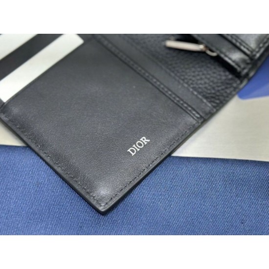 Best Replica Dior Saddle Wallet Oblique Jacquard Black 02 Knockoff