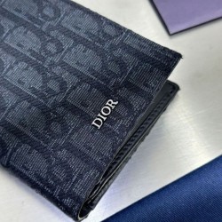AAAAA Fake Dior Oblique Jacquard Wallet Beige/Black Dupe Best Replica Dior Oblique Jacquard Wallet Beige/Black Knockoff