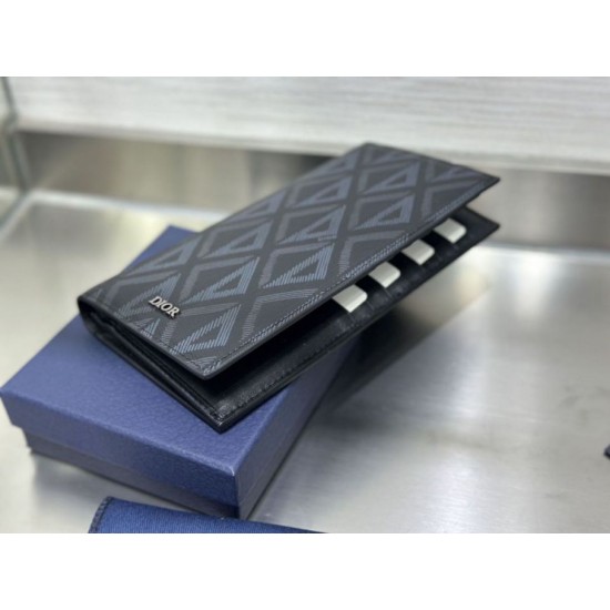 Best Replica Dior Oblique Galaxy Wallet Black Knockoff