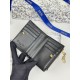 Best Replica Lady Dior Card Holder with Flap and Iconic Cannage Stitching Red Knockoff