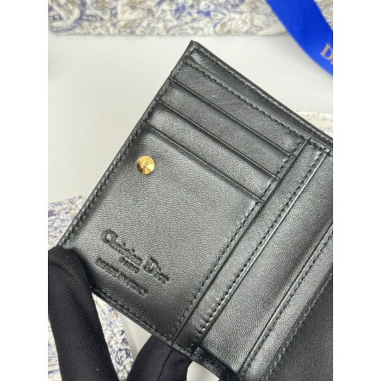 Best Replica Lady Dior Card Holder with Flap and Iconic Cannage Stitching Red Knockoff