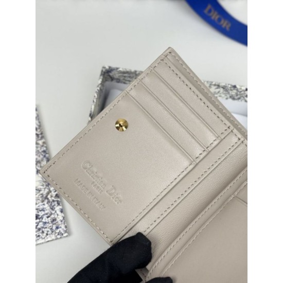 Best Replica Dior Caro Dahlia Wallet Soft Cannage Calfskin Pink Knockoff
