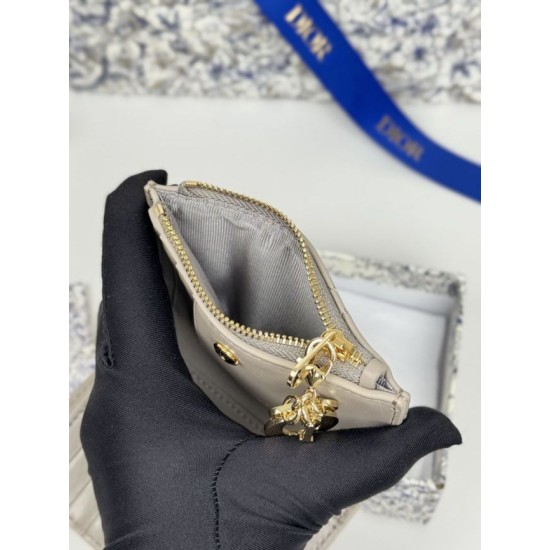 Best Replica Dior Caro Dahlia Wallet Soft Cannage Calfskin Pink Knockoff