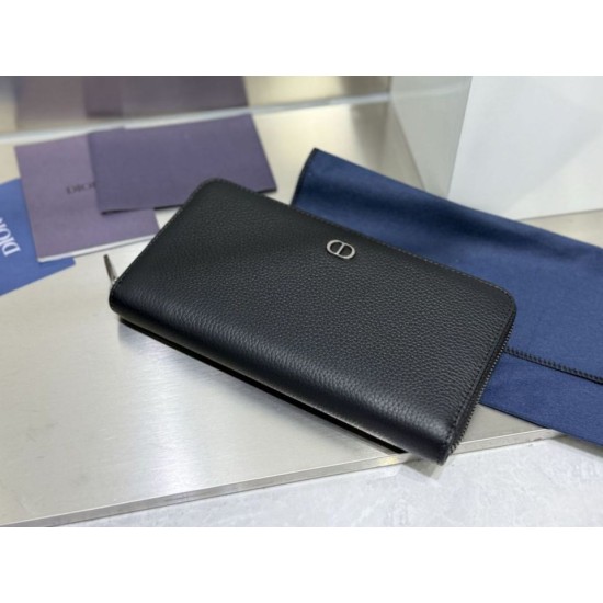 Best Replica Lady Dior Card Holder with Flap and Iconic Cannage Stitching Grey Knockoff