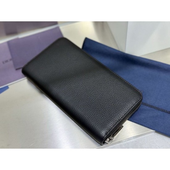 Best Replica Lady Dior Card Holder with Flap and Iconic Cannage Stitching Grey Knockoff