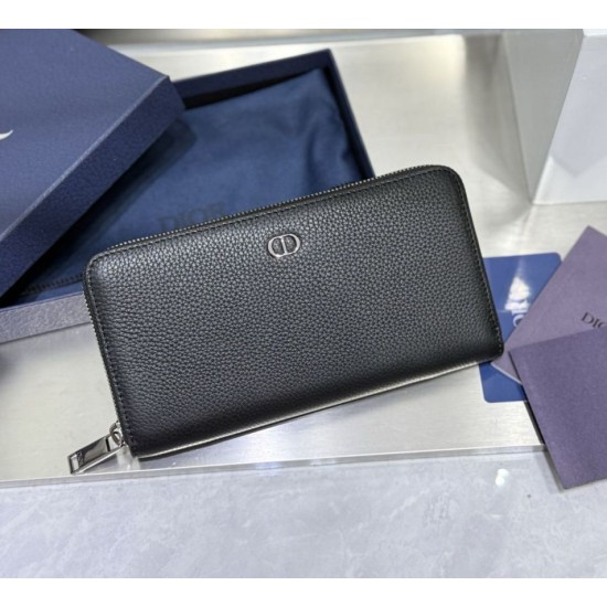 Best Replica Lady Dior Card Holder with Flap and Iconic Cannage Stitching Grey Knockoff