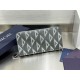 Best Replica Dior Saddle Oblique Jacquard Long Zip Wallet Black Knockoff