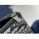 Best Replica Dior Saddle Oblique Jacquard Long Zip Wallet Black Knockoff