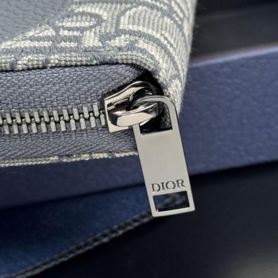 AAAAA Fake Dior Saddle Oblique Jacquard Long Zip Wallet Beige/Black Dupe Best Replica Dior Saddle Oblique Jacquard Long Zip Wallet Beige/Black Knockoff