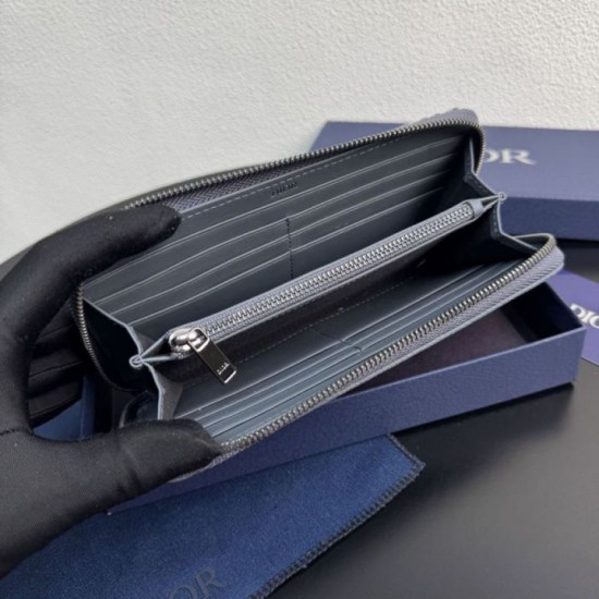 AAAAA Fake Dior Saddle Oblique Jacquard Long Zip Wallet Beige/Black Dupe Best Replica Dior Saddle Oblique Jacquard Long Zip Wallet Beige/Black Knockoff