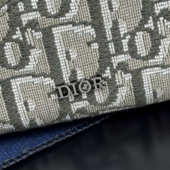 Best Replica Dior Saddle Oblique Jacquard Long Zip Around Wallet Knockoff