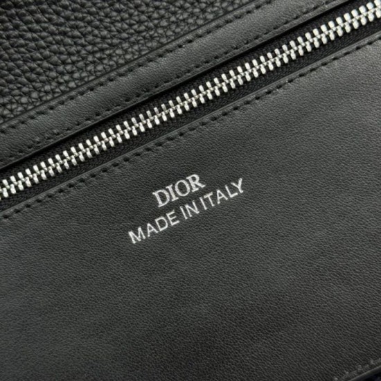 Best Replica Dior Normandie Bifold Long Wallet Black Knockoff