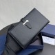 Best Replica Dior Normandie Bifold Long Wallet Black Knockoff