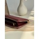 Best Replica YSL Saint Laurent Monogram Continental Zip Around Wallet Maroon Knockoff