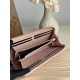 Best Replica YSL Saint Laurent Monogram Continental Zip Around Wallet Pink Knockoff