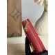Best Replica YSL Saint Laurent Monogram Continental Zip Around Wallet Red Knockoff
