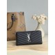 Best Replica YSL Saint Laurent Monogram Continental Zip Around Wallet Black and Silver Knockoff