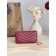 Best Replica YSL Saint Laurent Cassandre Matelassé Zip Around Card Holder YSL Saint Laurent Fragments Red Knockoff