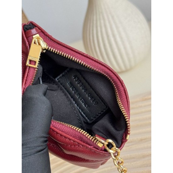 Best Replica YSL Saint Laurent Cassandre Matelassé Zip Around Card Holder YSL Saint Laurent Fragments Red Knockoff