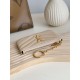 Best Replica YSL Saint Laurent Cassandre Matelassé Fragments Zip Around Card Holder Apricot Knockoff