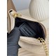 Best Replica YSL Saint Laurent Cassandre Matelassé Fragments Zip Around Card Holder Apricot Knockoff