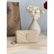 Best Replica YSL Saint Laurent Cassandre Matelassé Fragments Zip Around Card Holder Apricot Knockoff