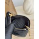 Best Replica YSL Saint Laurent Cassandre Matelassé Fragments Zip Around Card Holder Black and Gold Knockoff
