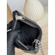 Best Replica YSL Saint Laurent Cassandre Matelassé Fragments Zip Around Card Holder Black and Silver Knockoff