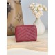 AAAAA Fake YSL Saint Laurent Cassandre Matelassé Compact Wallet Red Dupe Best Replica YSL Saint Laurent Cassandre Matelassé Compact Wallet Red Knockoff