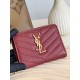 AAAAA Fake YSL Saint Laurent Cassandre Matelassé Compact Wallet Red Dupe Best Replica YSL Saint Laurent Cassandre Matelassé Compact Wallet Red Knockoff