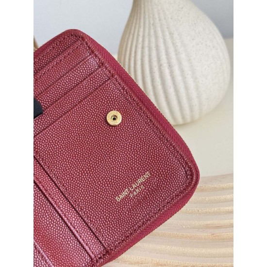 AAAAA Fake YSL Saint Laurent Cassandre Matelassé Compact Wallet Red Dupe Best Replica YSL Saint Laurent Cassandre Matelassé Compact Wallet Red Knockoff