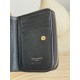 Best Replica YSL Saint Laurent Cassandre Matelassé Compact Wallet Black Knockoff