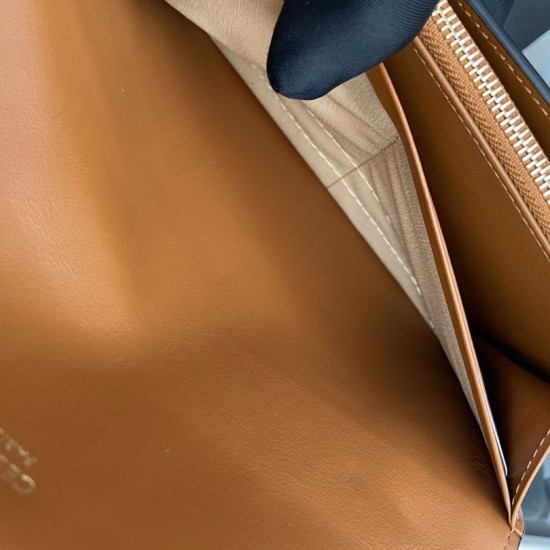 Best Replica Celine Large Canvas Wallet with Triumph Clasp Knockoff